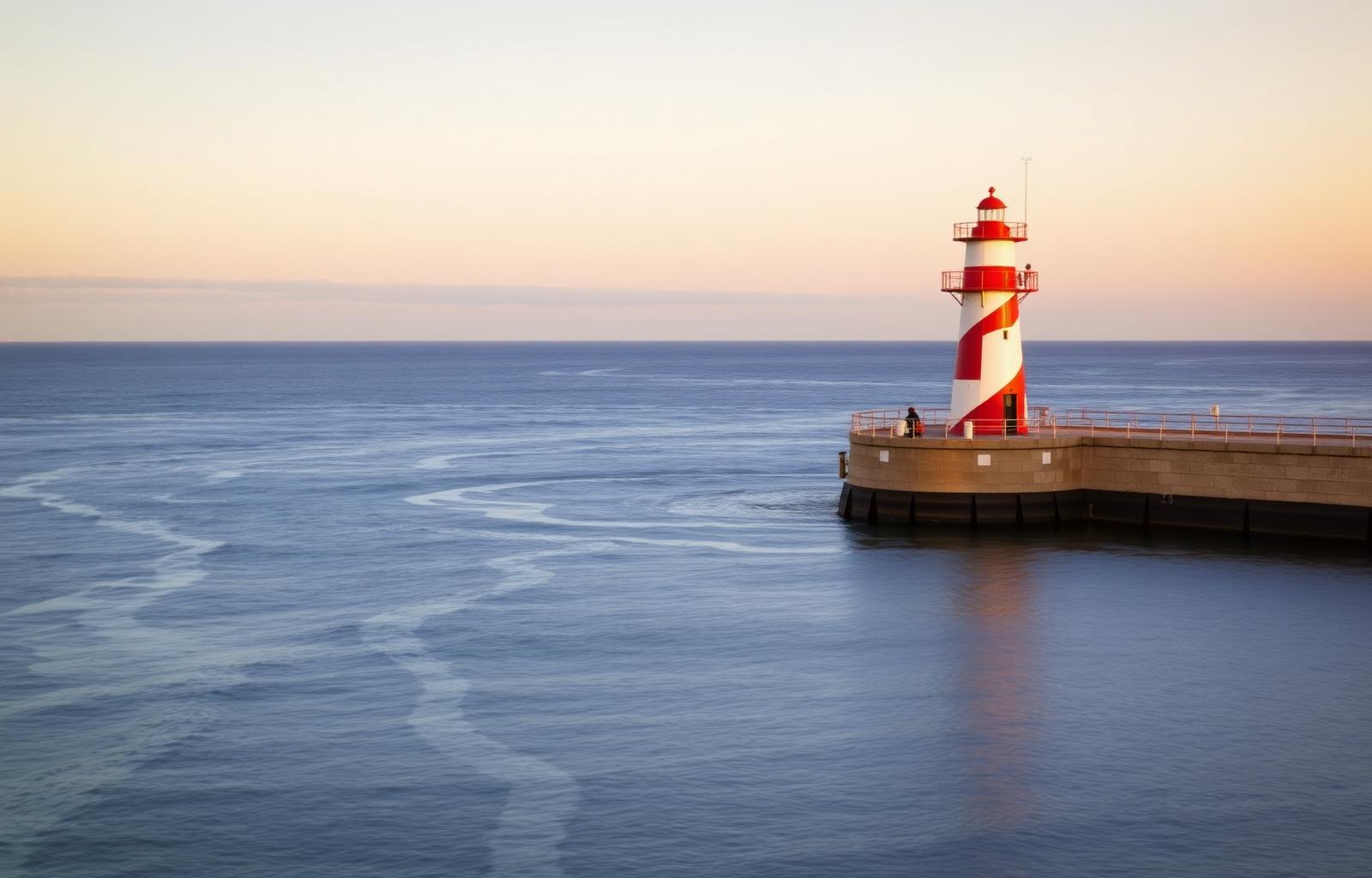 Wollongong harbour and lighthouse